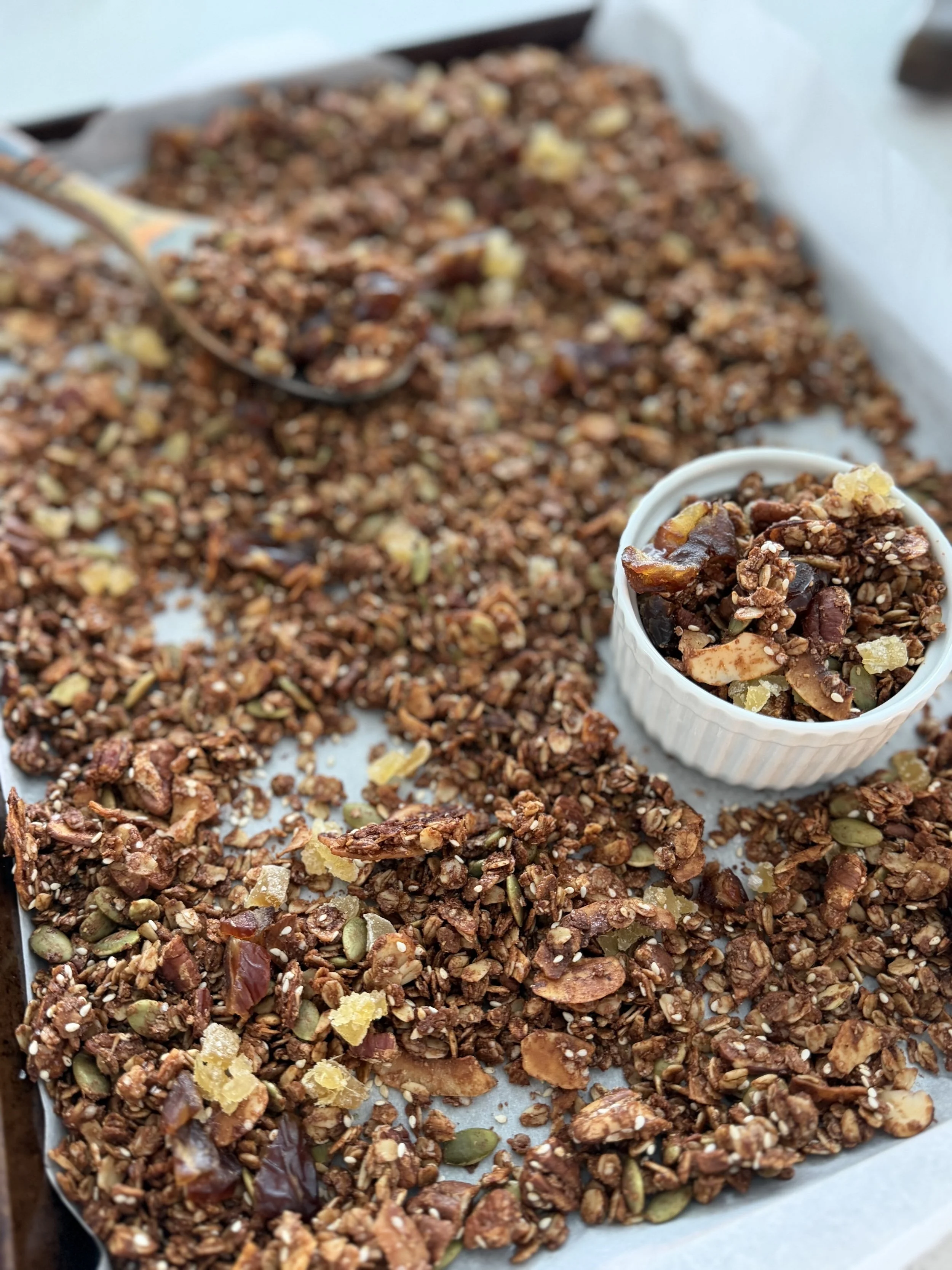 Double Ginger Date Granola