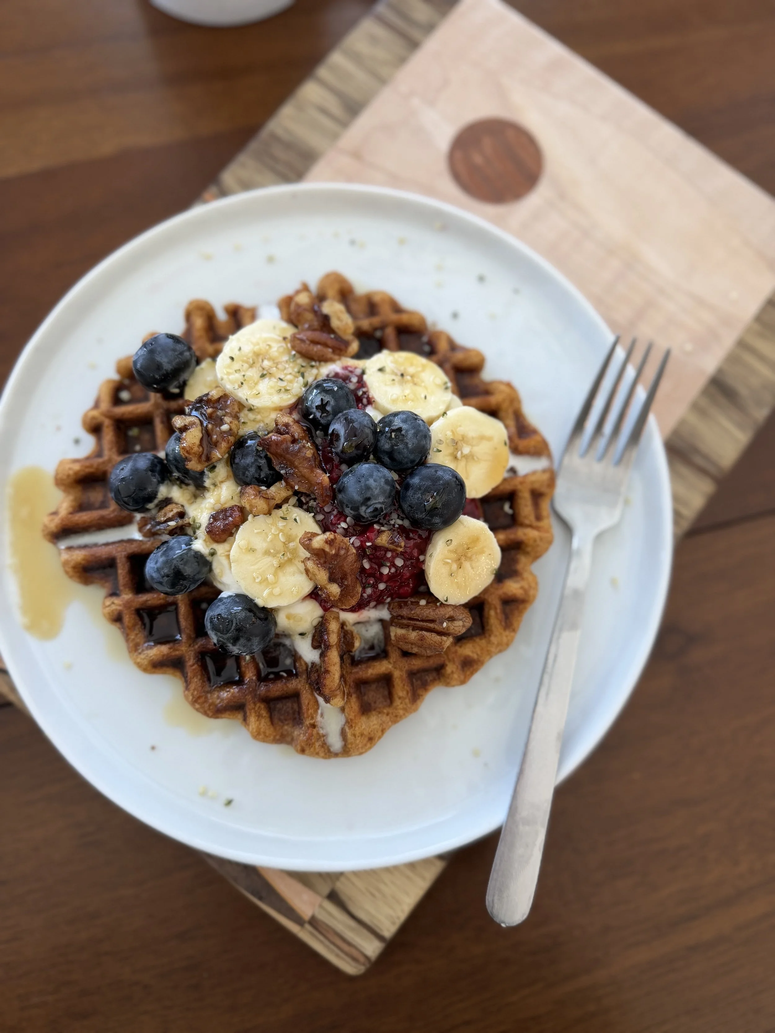 Ride-Ready Sweet Potato Waffles