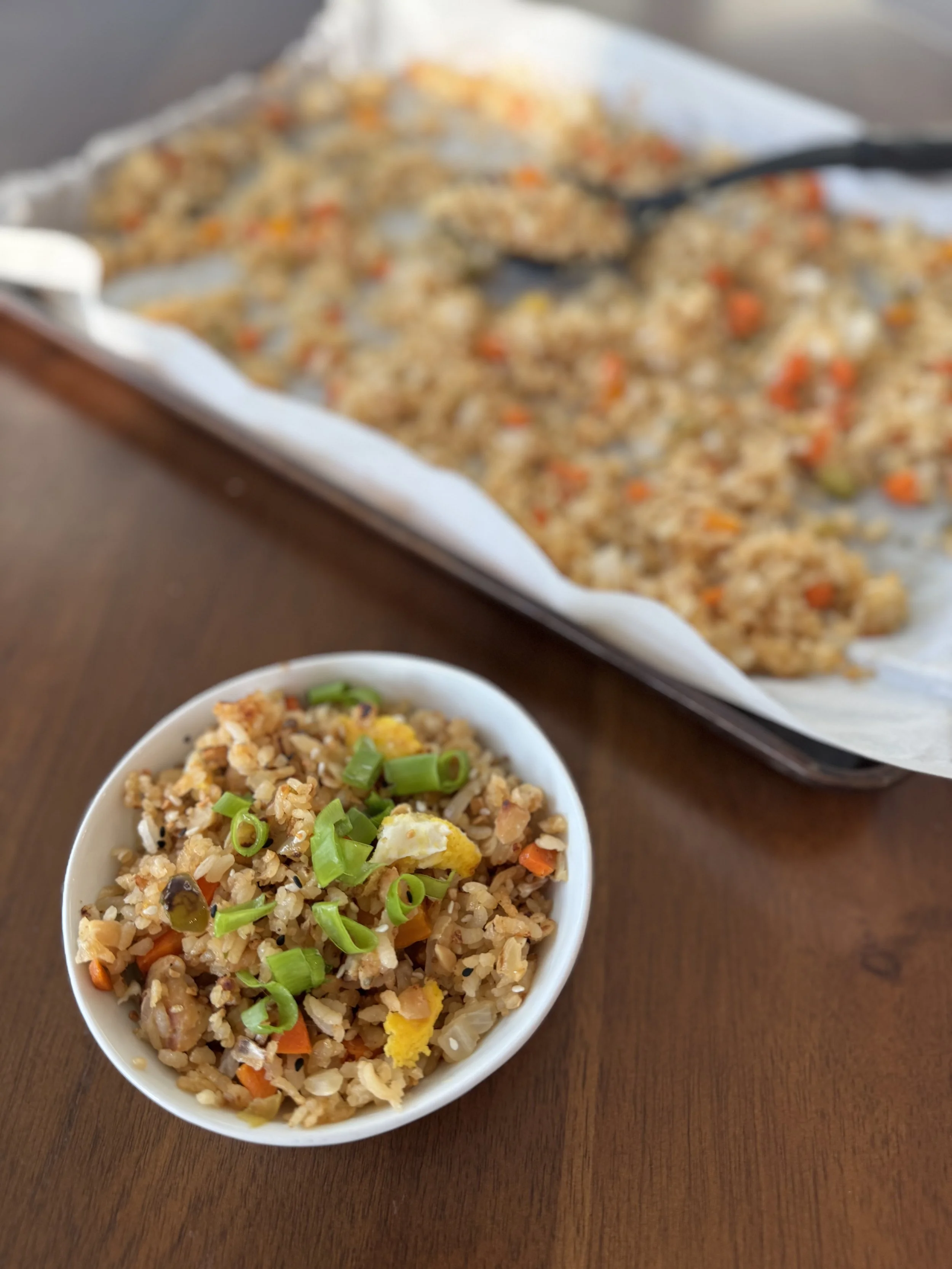 Sheet Pan Fried Rice
