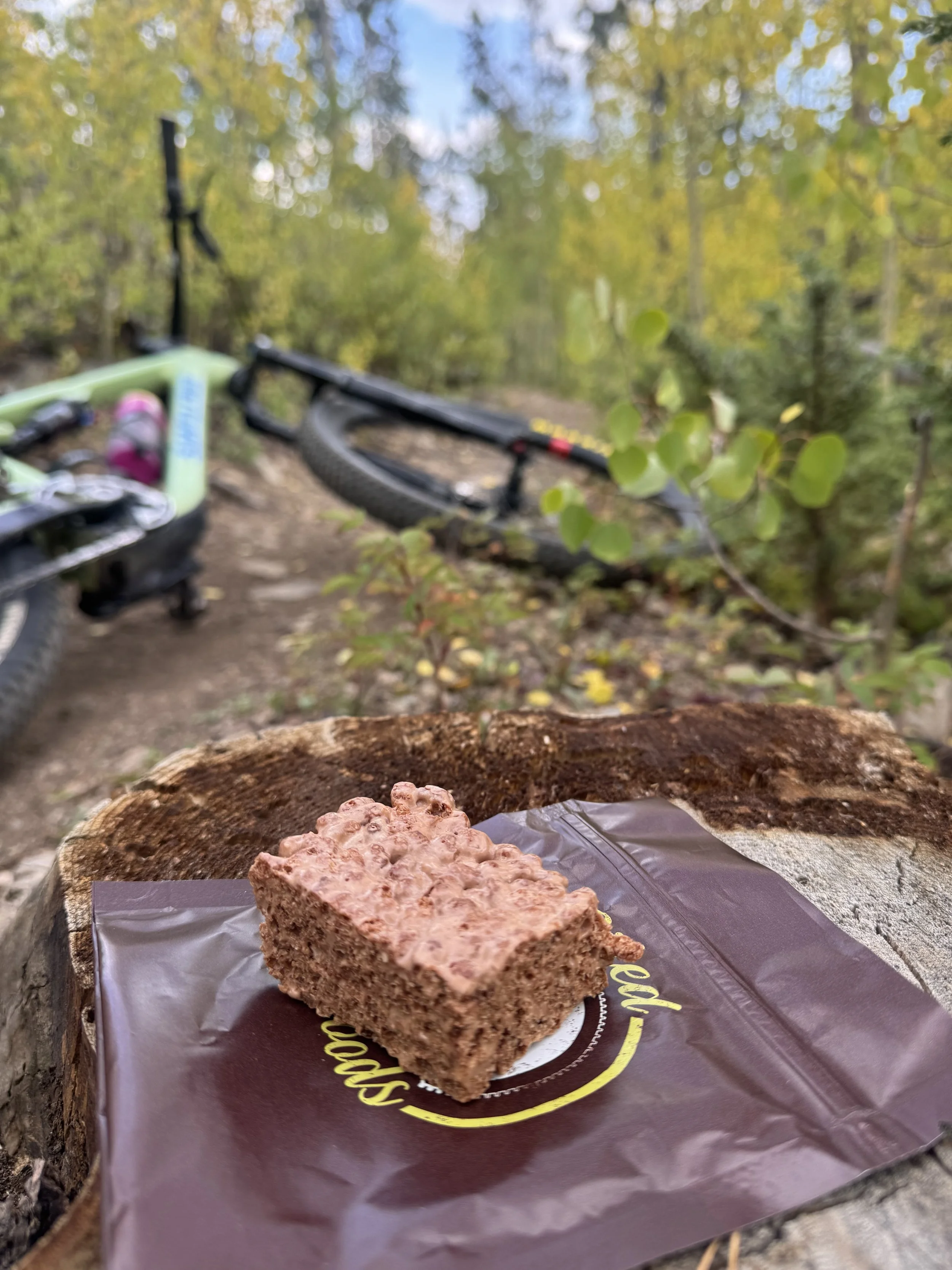 Chocolate Cashew Rice Crispy Bars