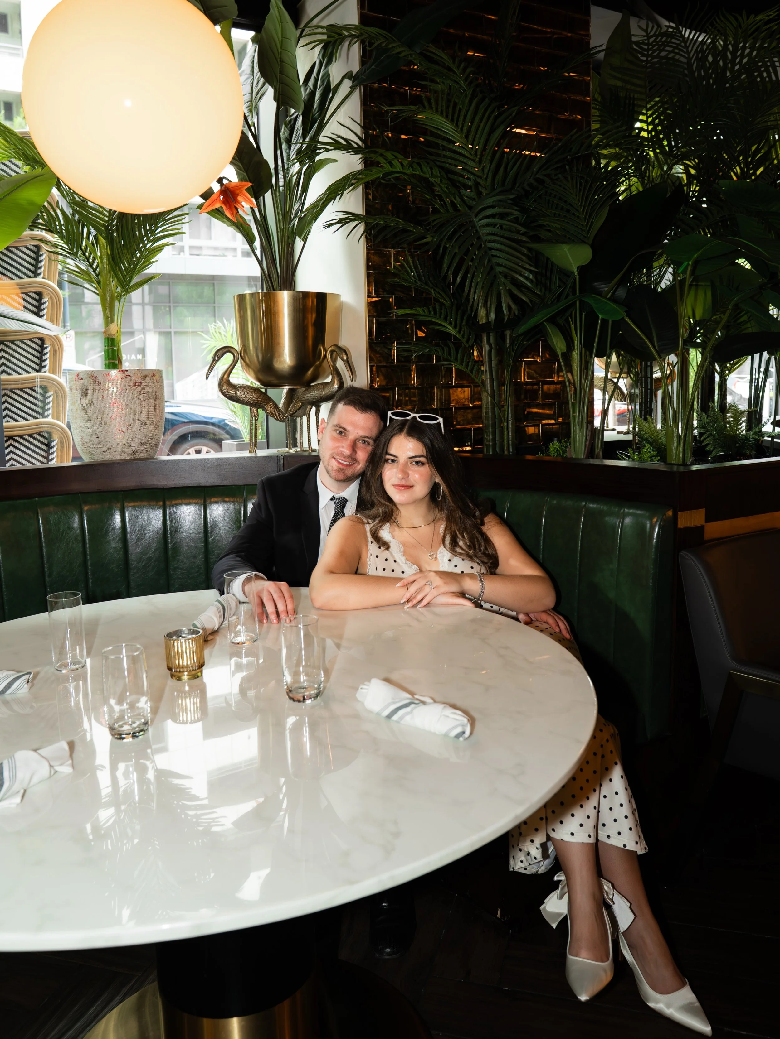 No better place in DC to take engagement photos than @properbar_dc 🤍🥂✨

📸 @ktsimonian captured us so perfectly🔥🫶

#engagement #engagement💍 #engagementphotos #dcengagement #bridetobe