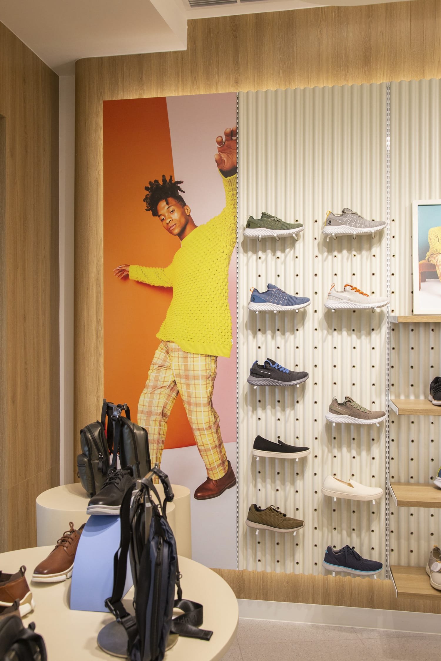 Large scale imagery focused on product and lifestyle