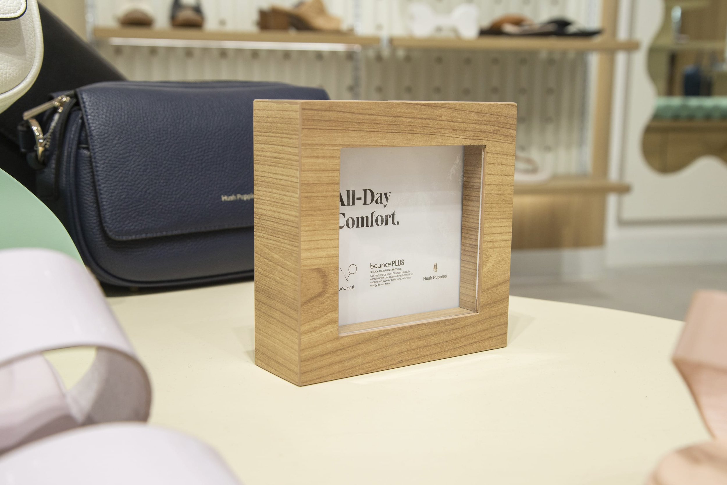Sign holder in use