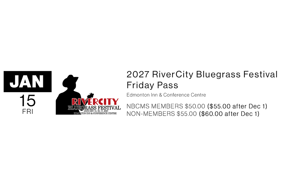 Friday Pass - 2027 RiverCity Bluegrass Festival