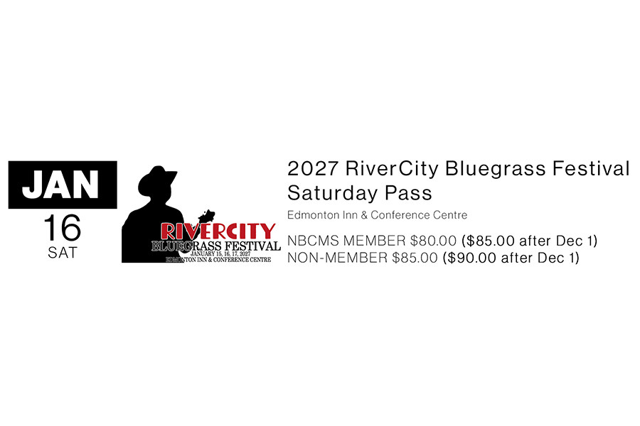 Saturday Pass - 2027 RiverCity Bluegrass Festival