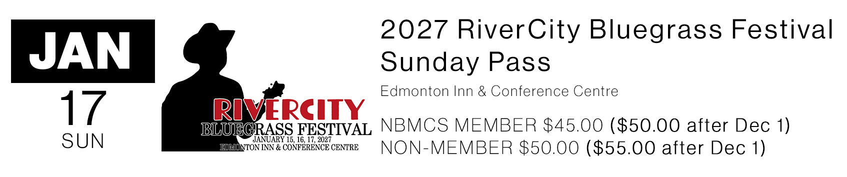 RiverCity 2027 - Sunday Pass