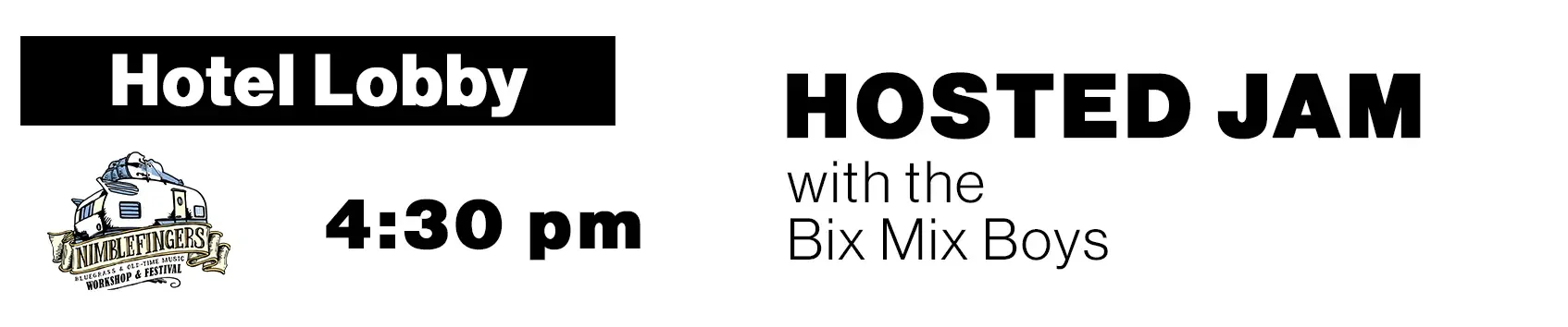 Nimblefingers Hosted Jam FRIDAY