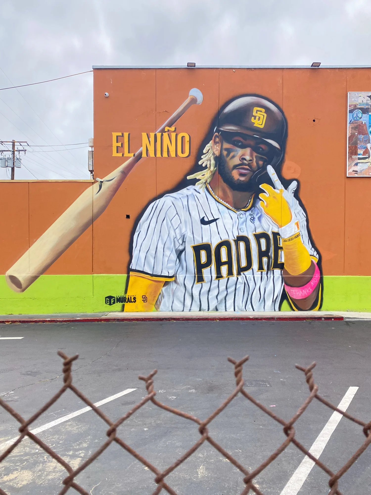 Mural of Fernando Tatís Jr. by Ground Floor Murals (Ocean Beach)