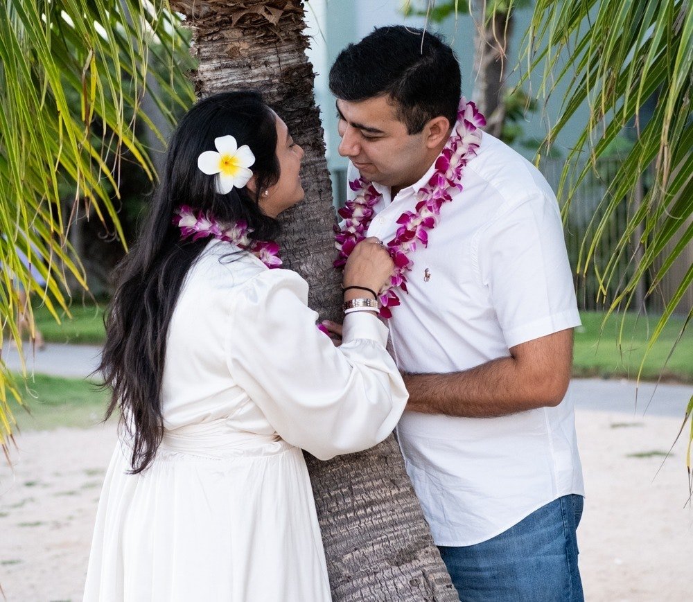 Step into a world of romance and tranquility, where palm trees sway to the rhythm of the waves and love fills the air. Picture-perfect moments and the next chapter of your love story await!

#SheSaidYes #surpriseproposal #hawaiiproposal #oahuproposal