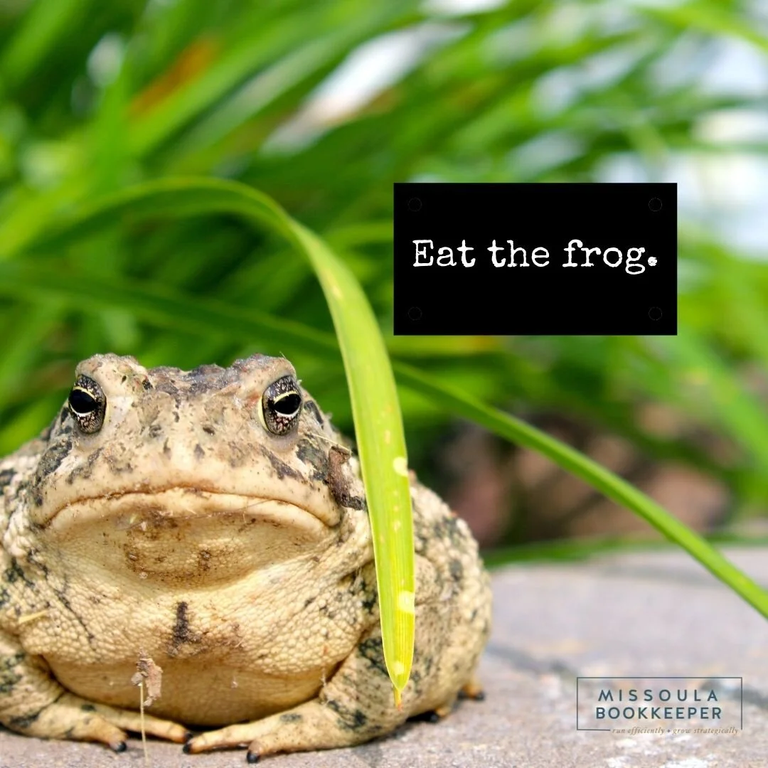 Eat. The. Frog.