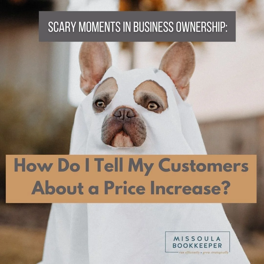 How do I tell my customers about a price increase?