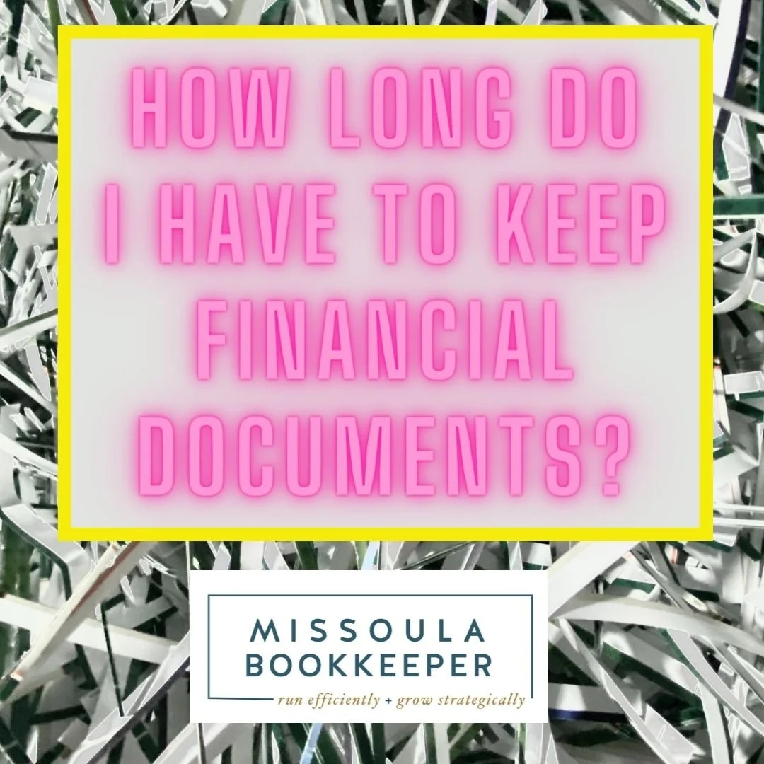 How long should I keep Financial Documents?