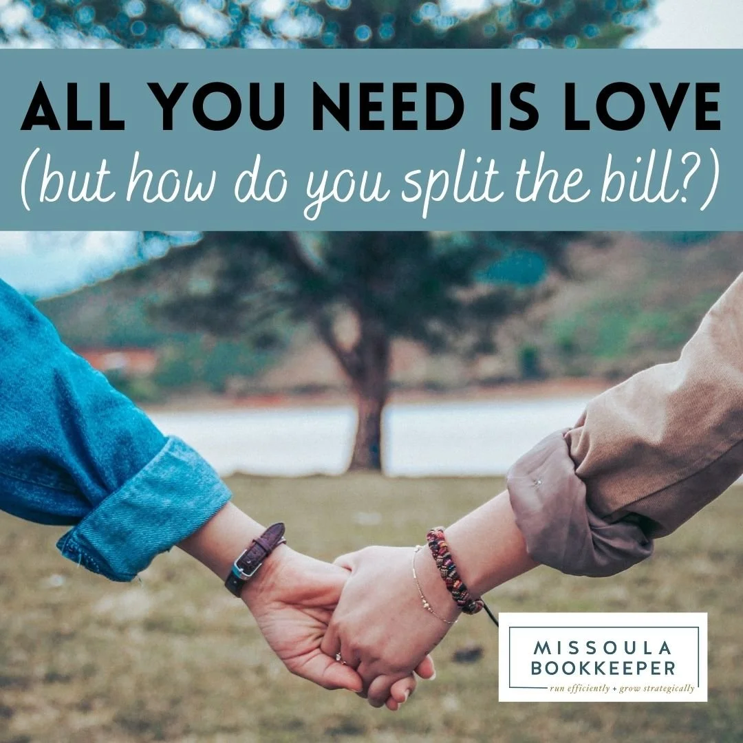 All you need is love…and a plan for the bills.
