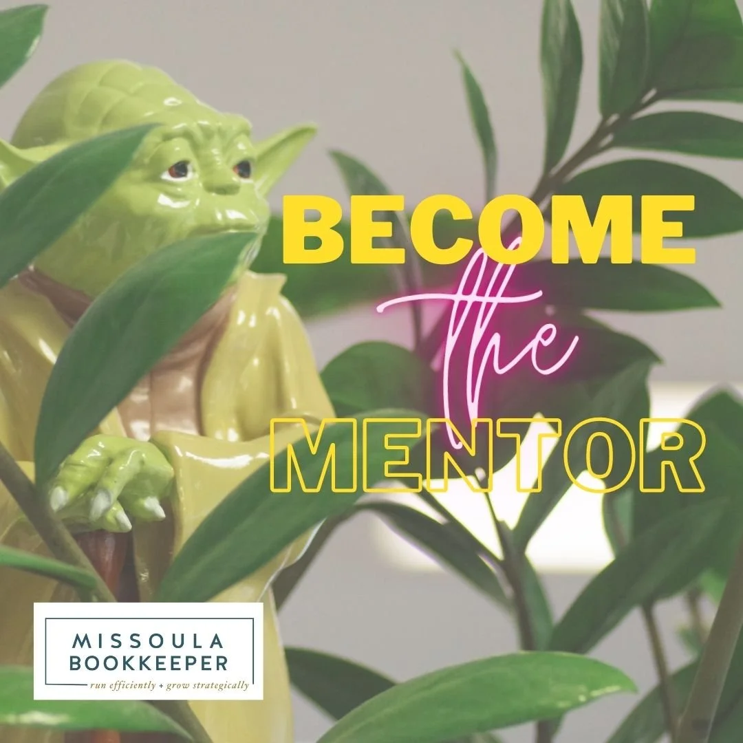 Become the mentor…