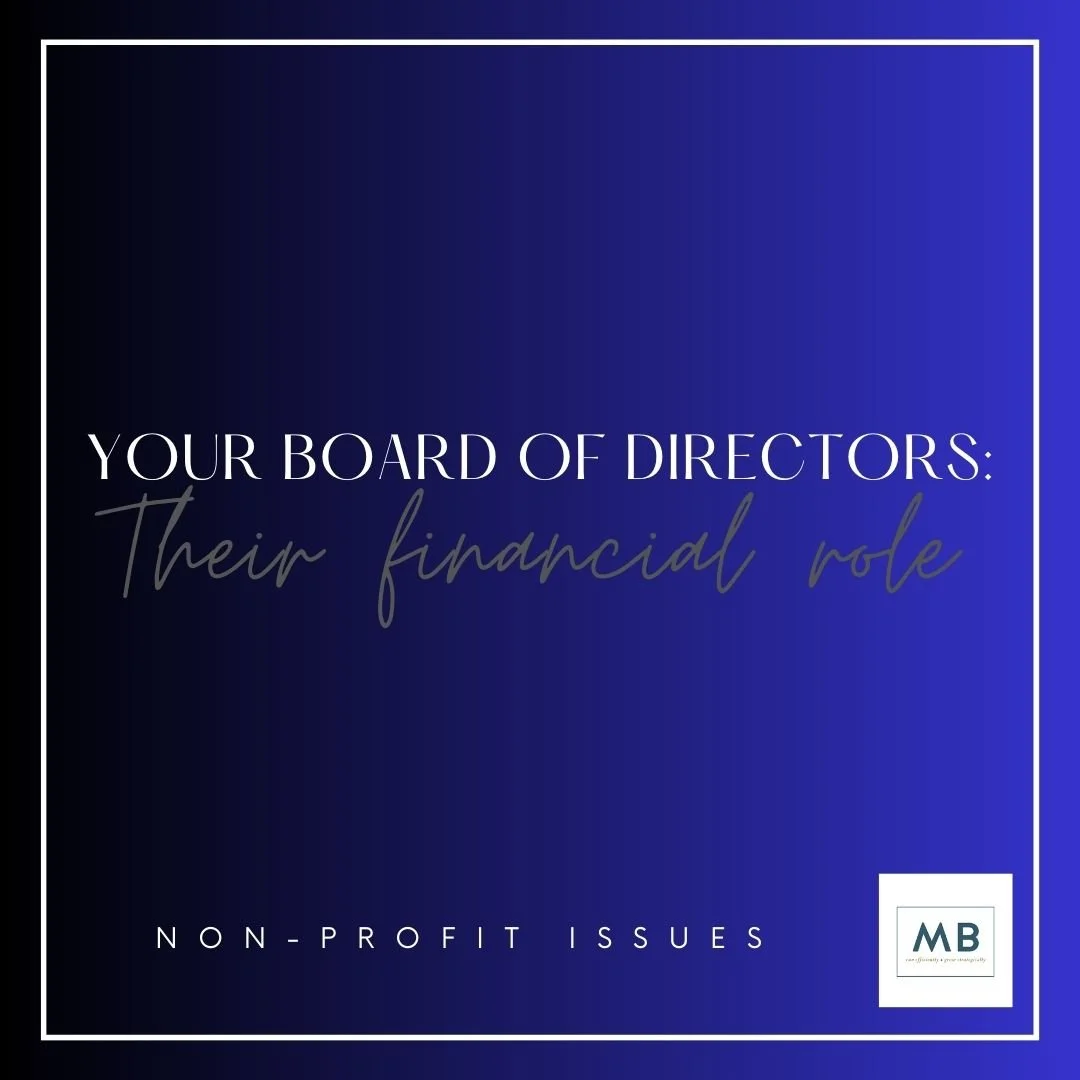 The Financial Role of Your Board of Directors
