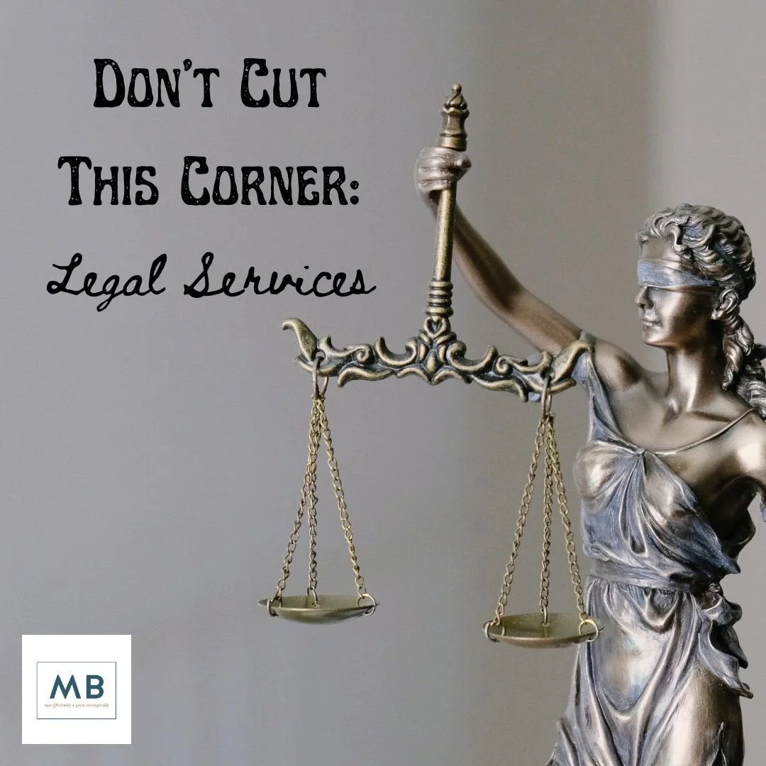 Don’t Cut This Corner: Legal