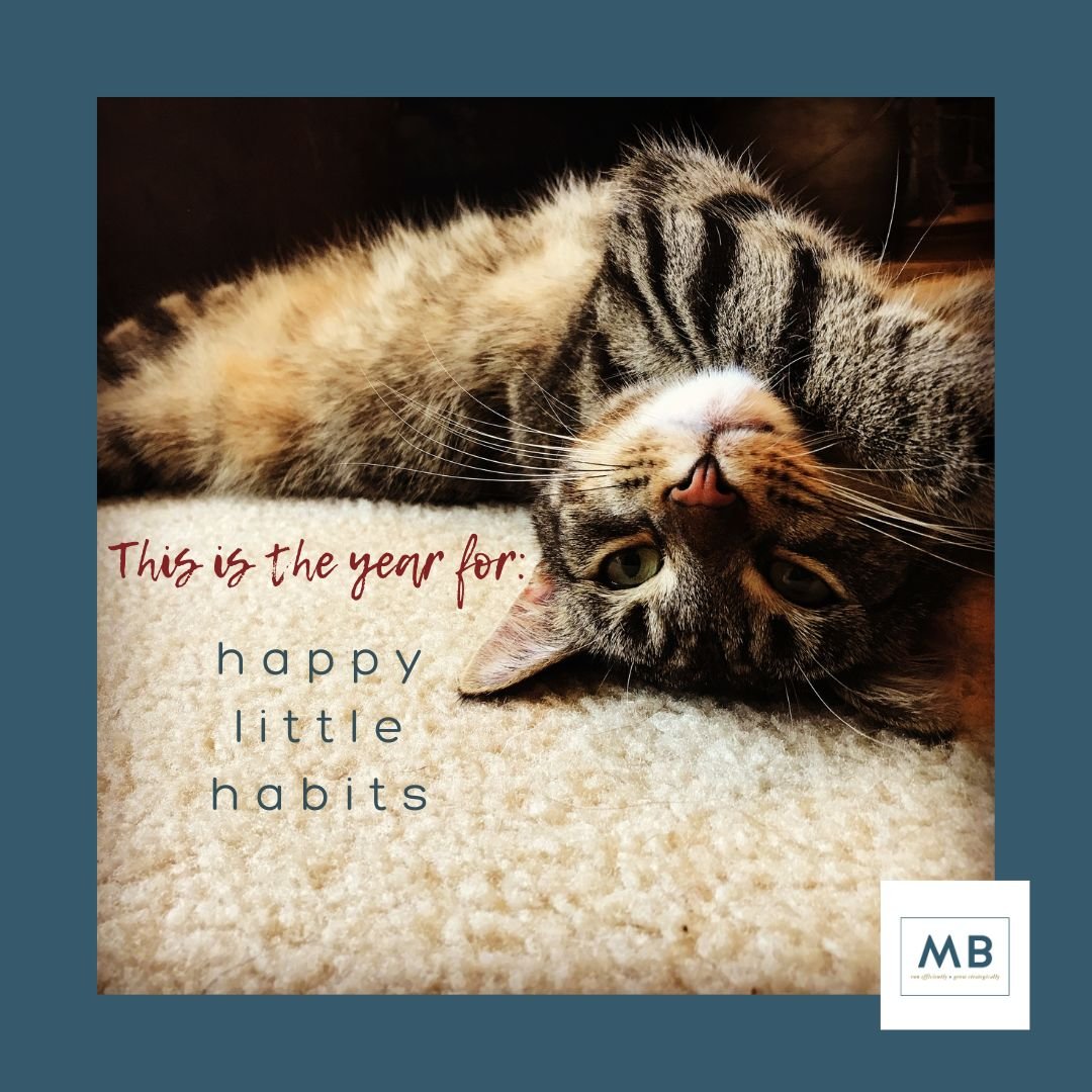 This is the year for happy little habits.