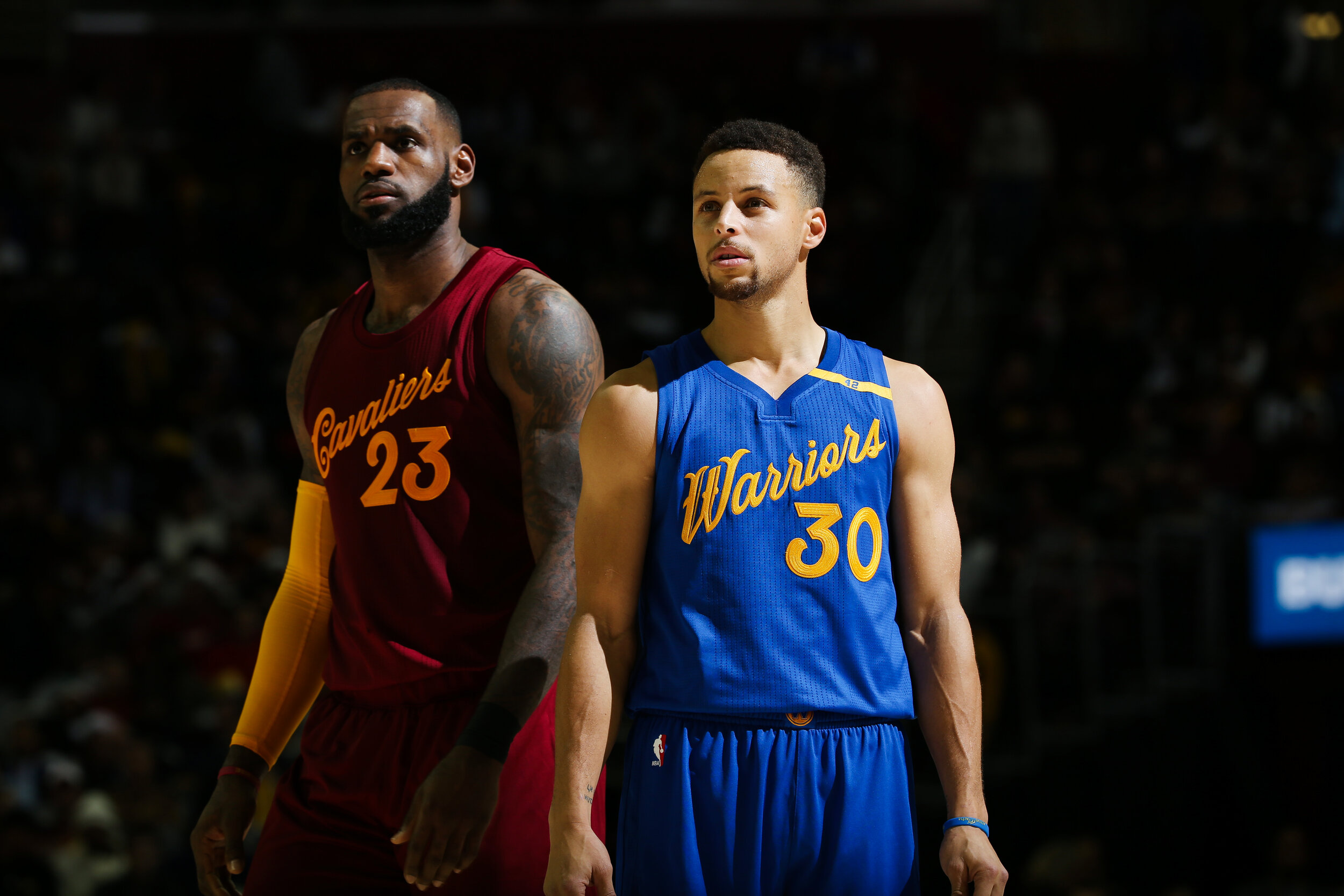  LeBron James and Stephen Curry   Christmas Day, 2016 