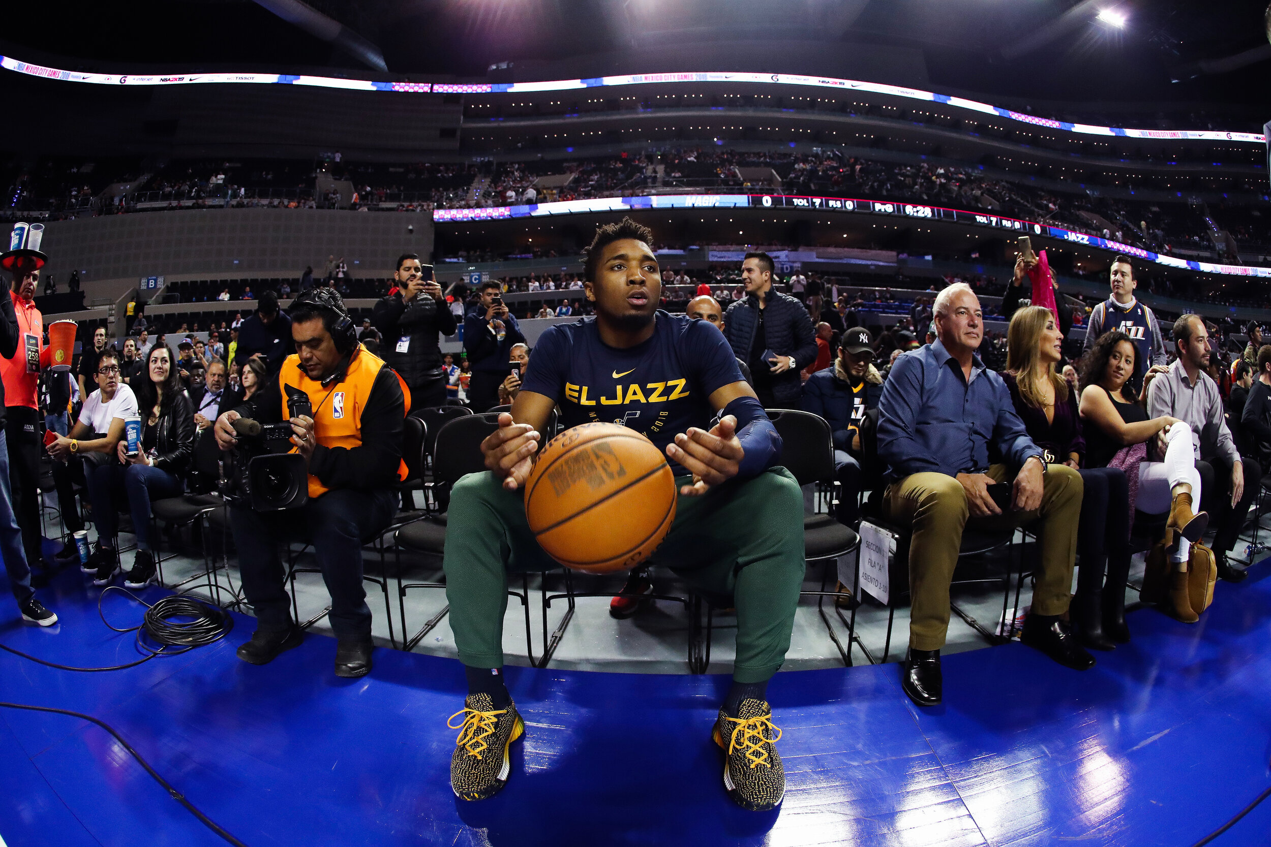  Donovan Mitchell  NBA Mexico Games, 2018  