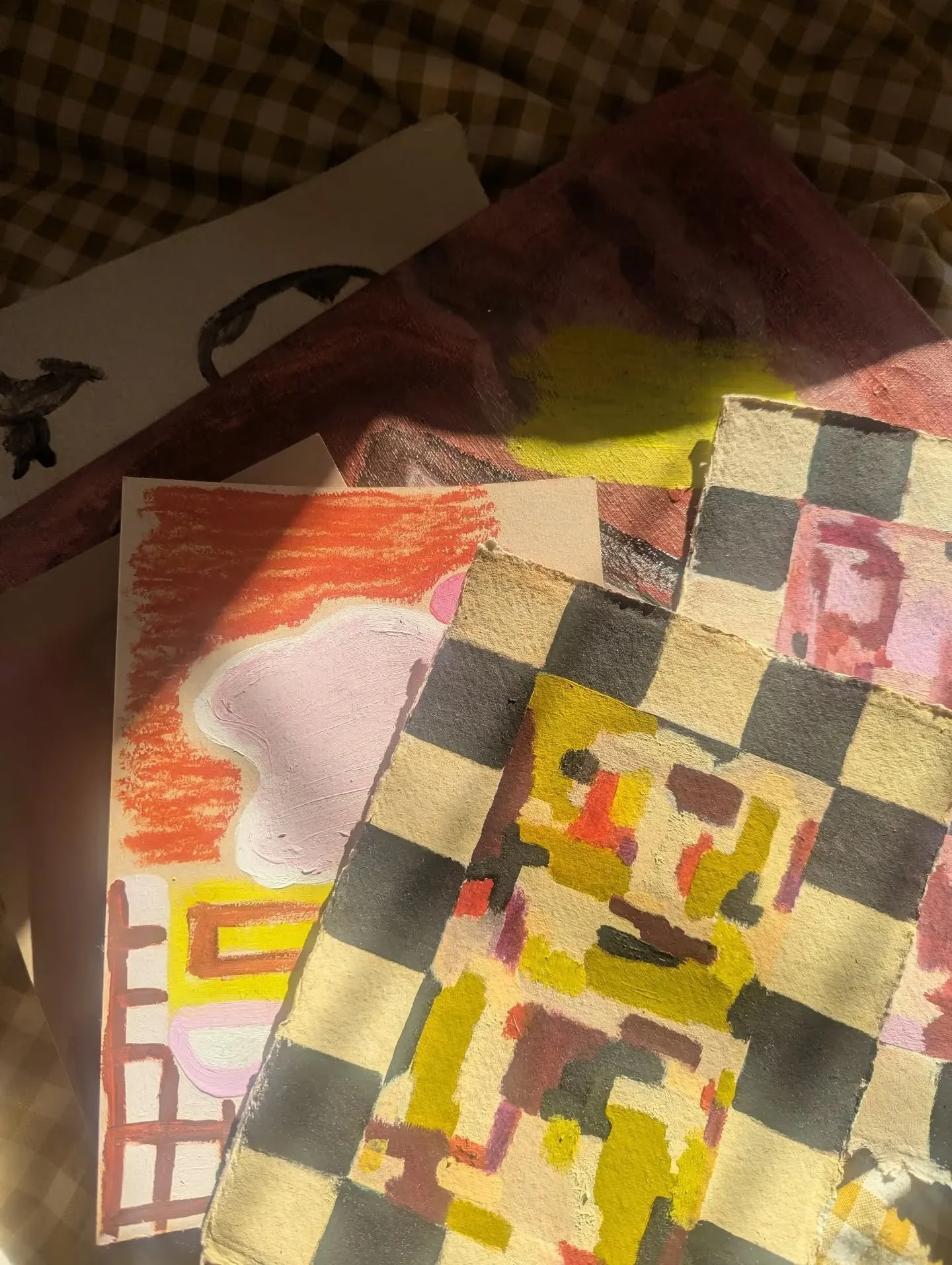 Always working towards bringing my disparate influences together into one piece, a painting where it all finally feels like it coheres and its essence is truly me. Sometimes I think I'm getting there. Now is one of those times where it feels like I'm