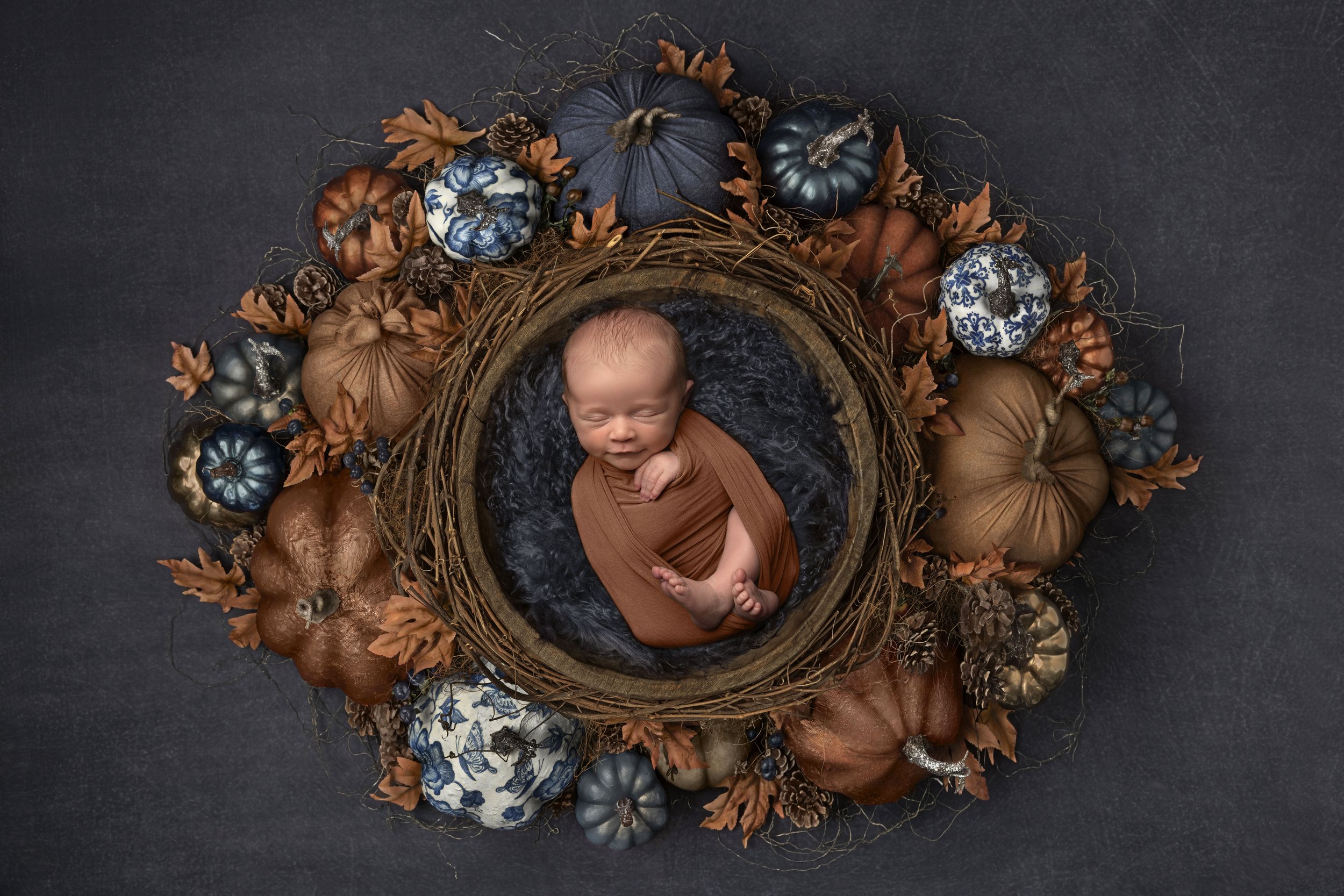 Creative newborn photography