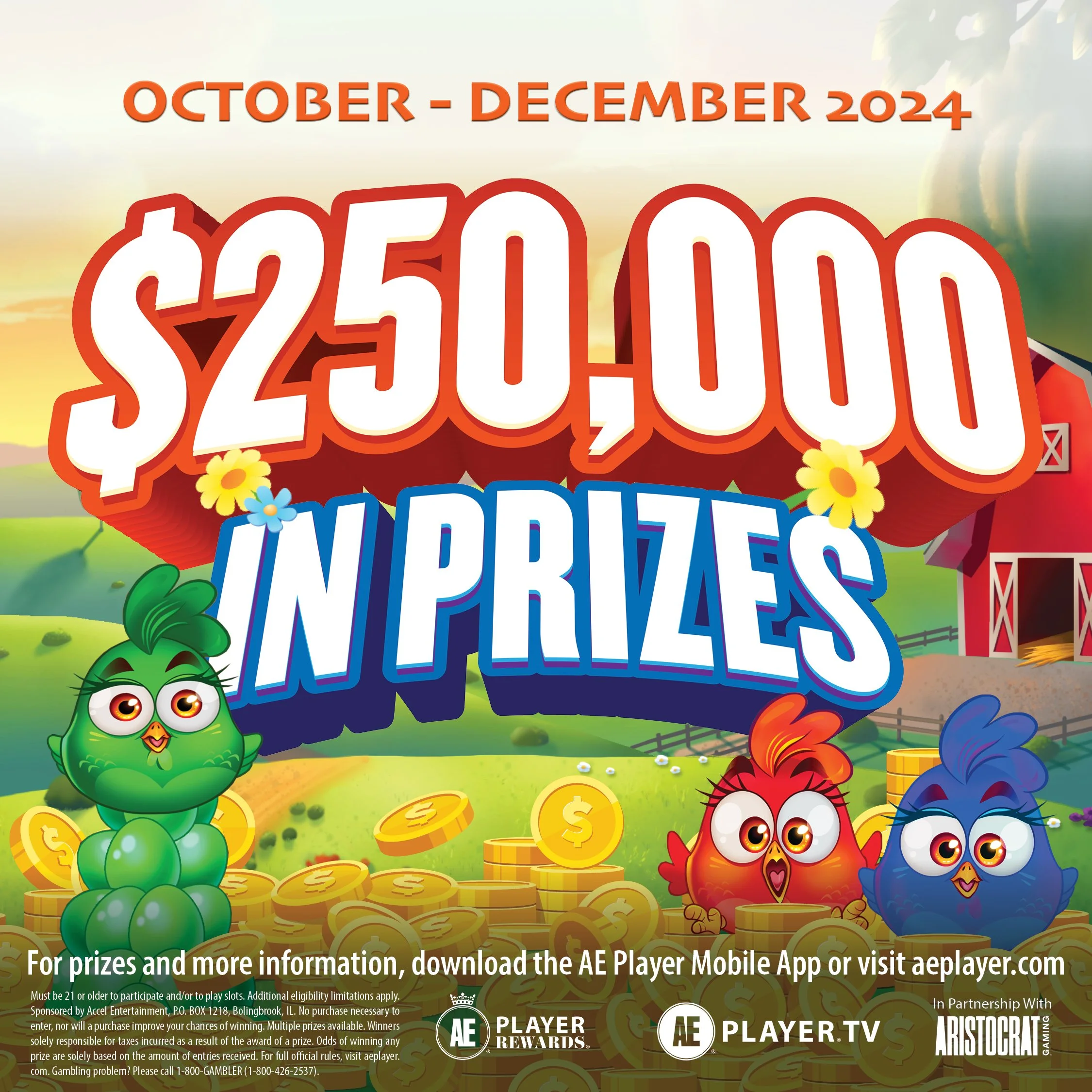 AE Player Rewards Crazy Chicken Promotion