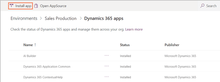 How do i add the Sales Solution App to Dynamics 365? — the tin dog