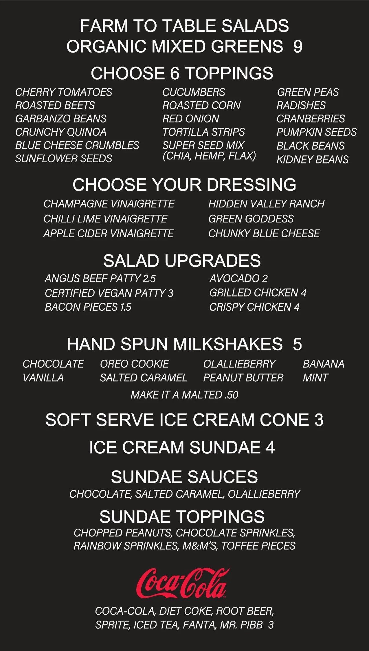 Menu — Brew City Burgers