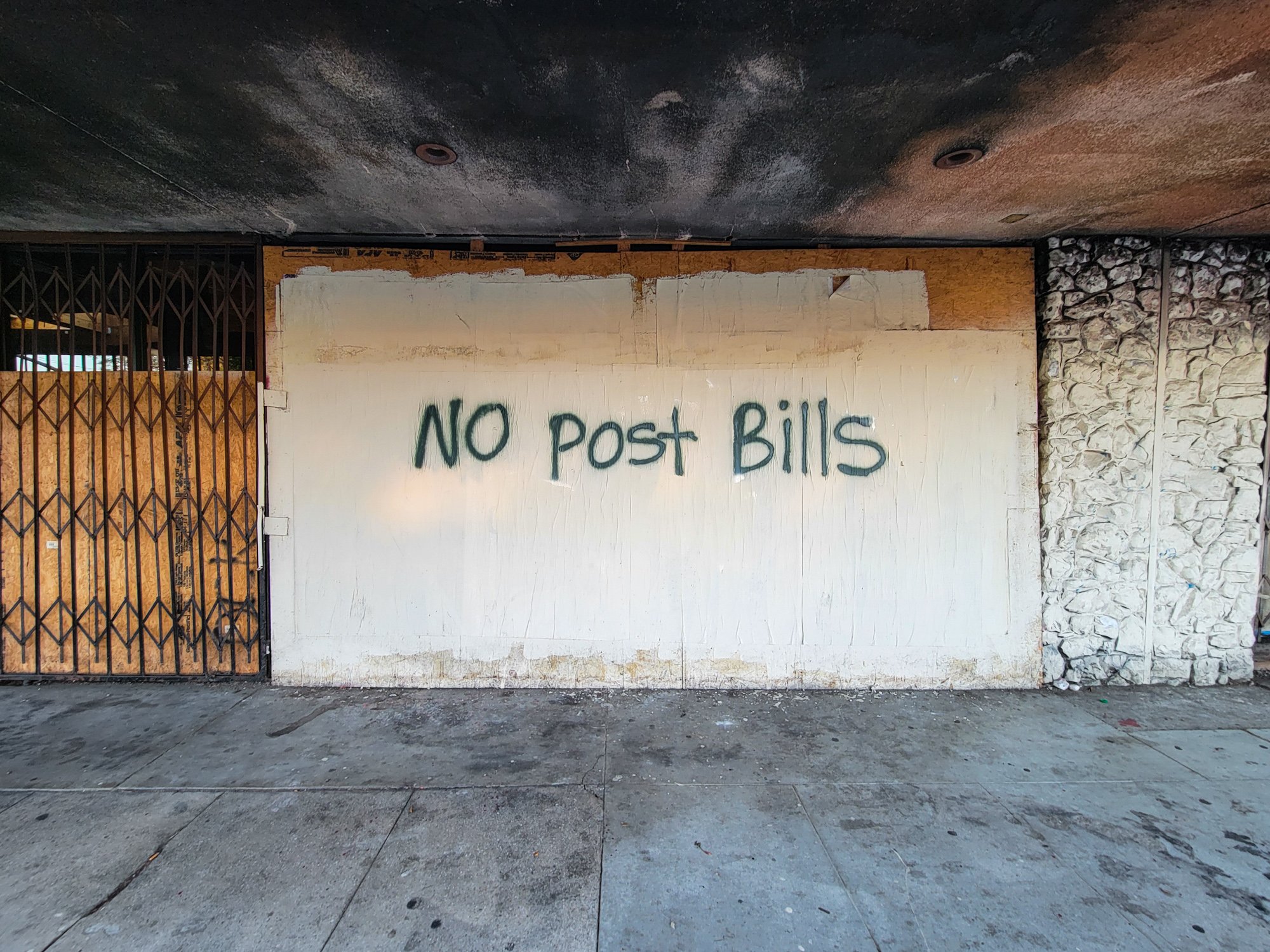 No Post Bills