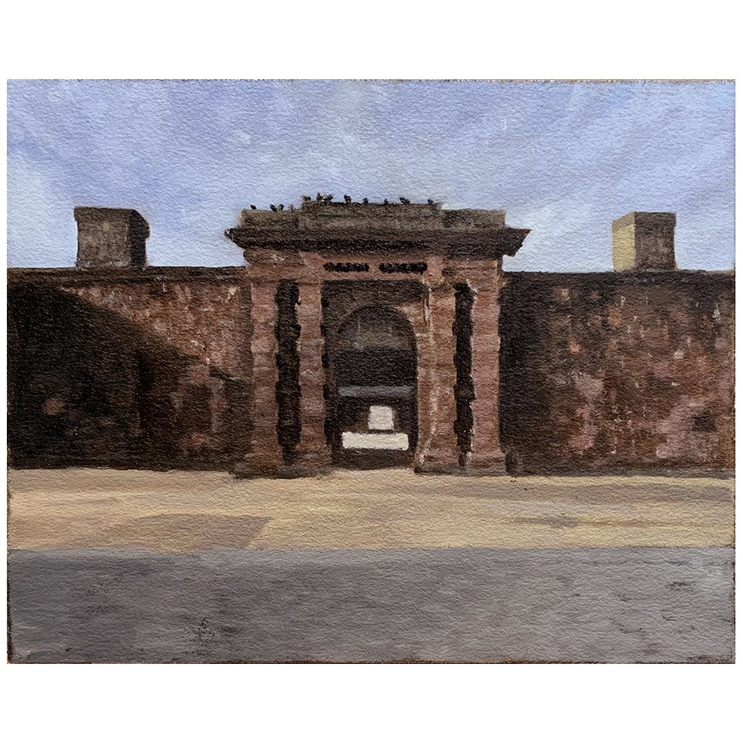 Castle Clinton 8"x10" Oil on panel. $350