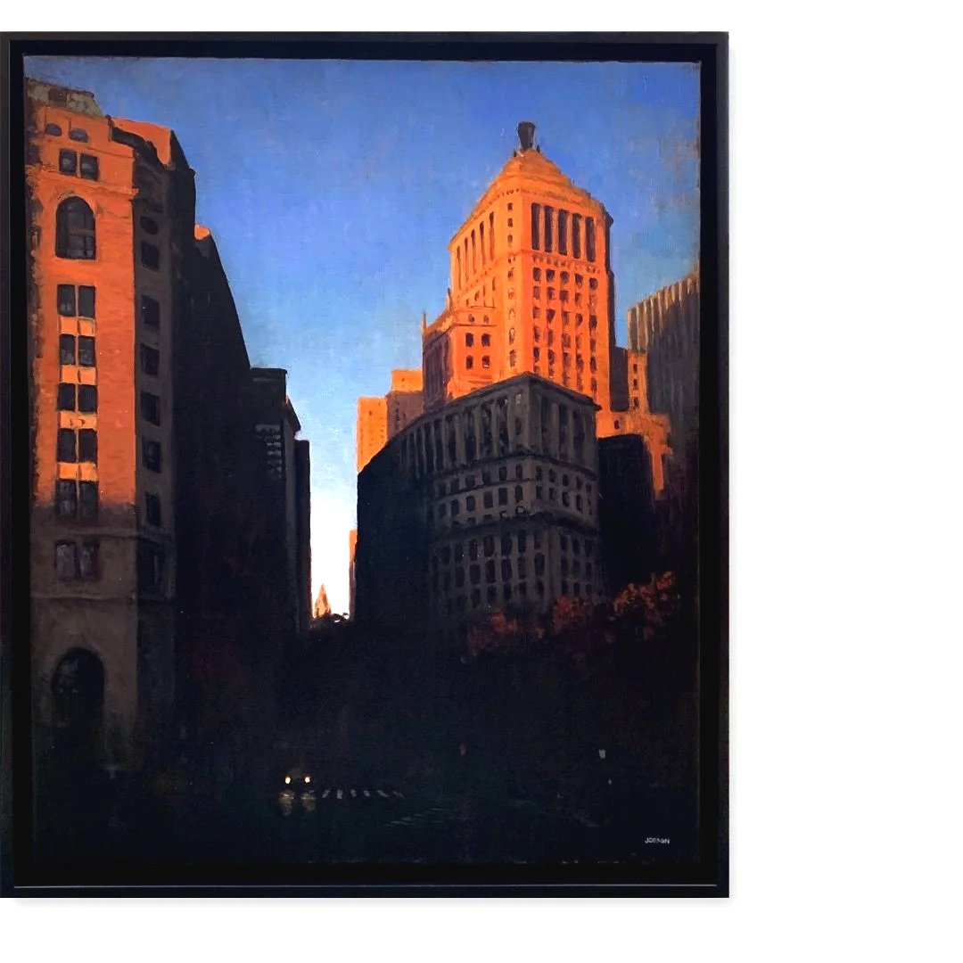 Bottom of the Canyon, 20" x 24" Oil on stretched canvas, framed. $1600