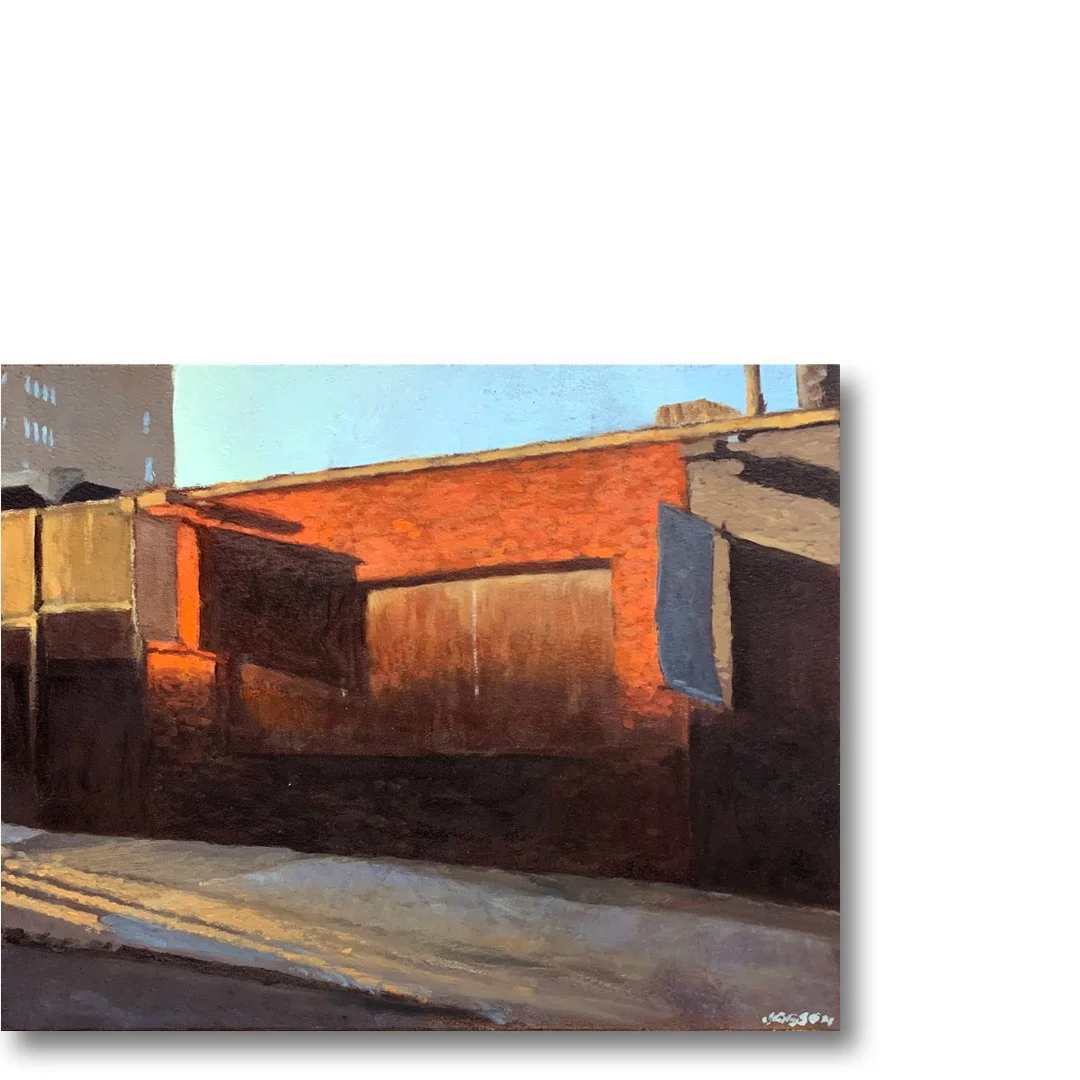 West Village Morning 2,     8x10" Oil on Panel   SOLD