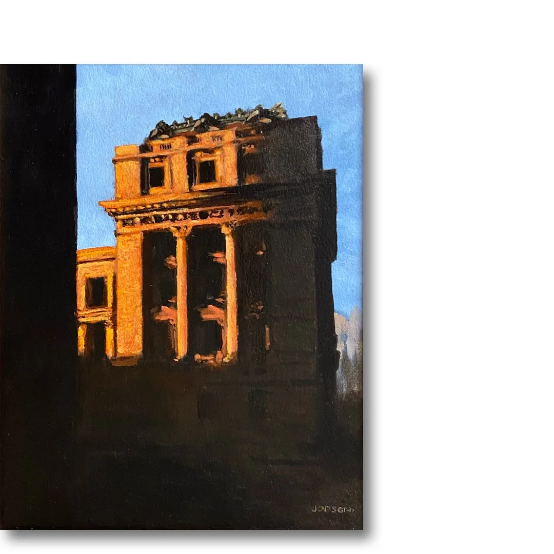 The Custom House 8 x 10" Oil on Panel.  SOLD