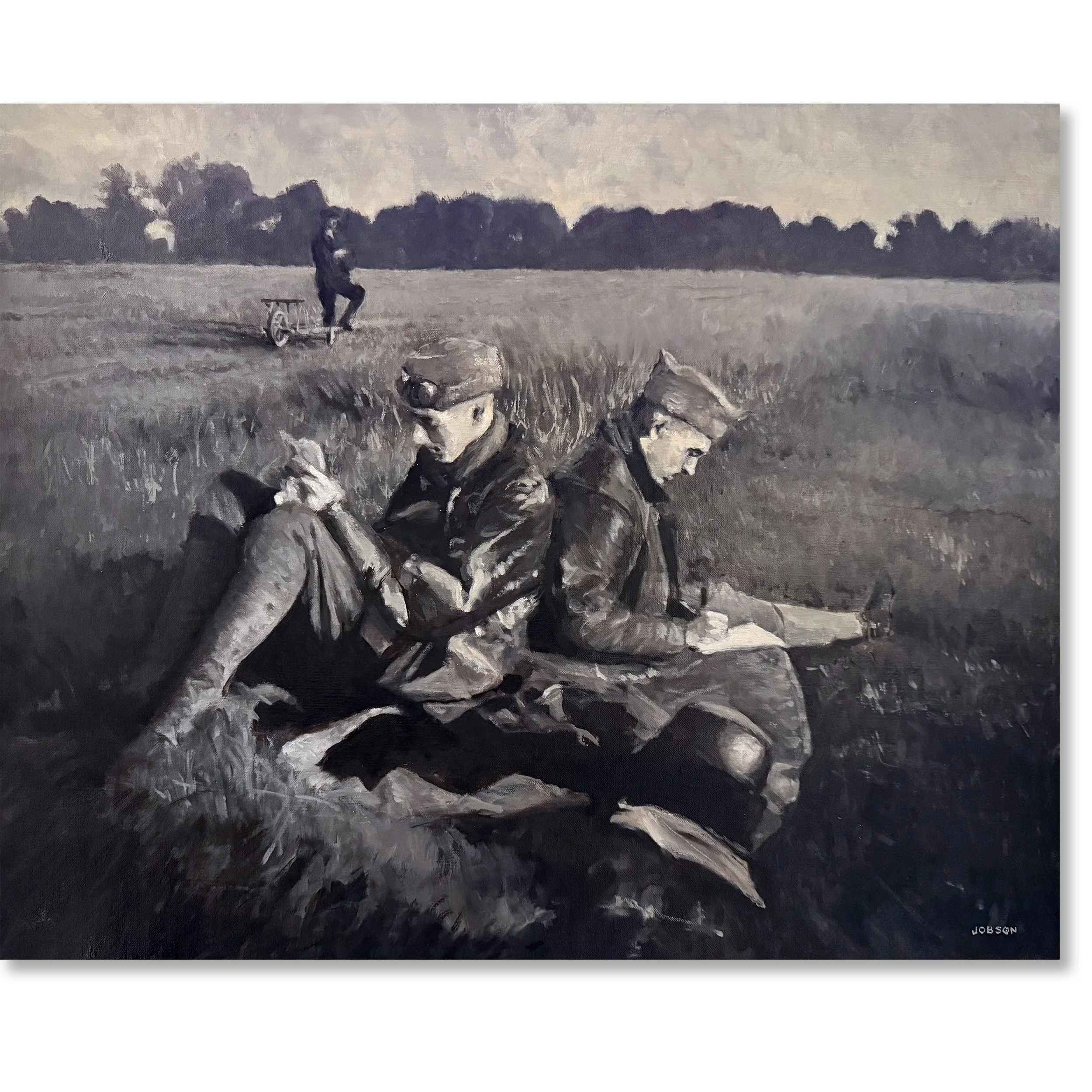 Letters Home 1917 20 x 24" Oil on Canvas