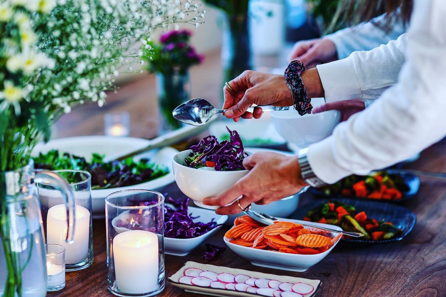 I had the privilege of cheffing the first Wellness Away Retreat for Moms in Sonoma. I love the concept of pampering mothers with delicious, nourishing food presented with an attention to beautiful detail. We eat with our eyes as well as our tastebuds