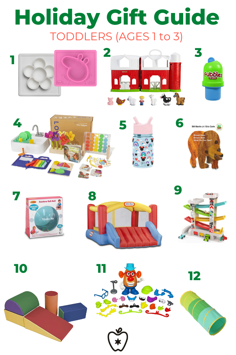 Holiday Gift Guide for Toddlers (ages 1 to 3)
