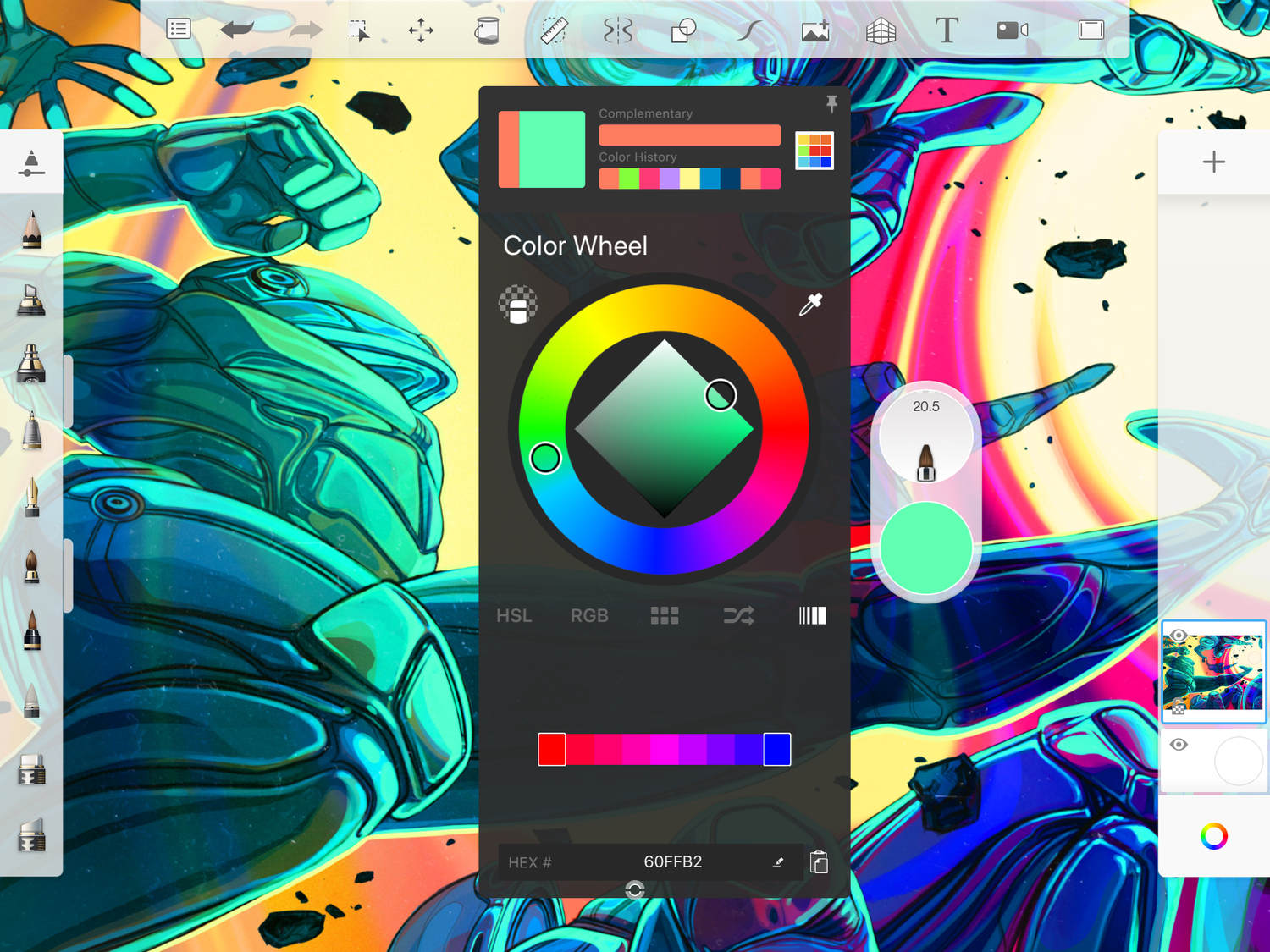Color enhancements - available now on iOS — Sketchbook