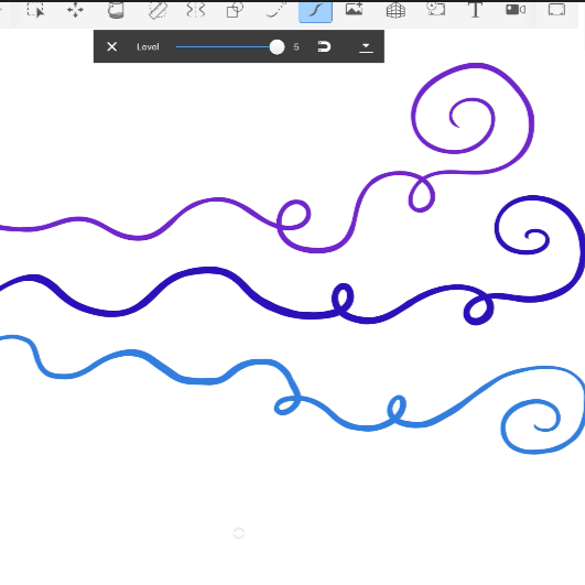 Creating smooth strokes