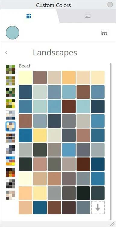 Landscape color palettes — Sketchbook
