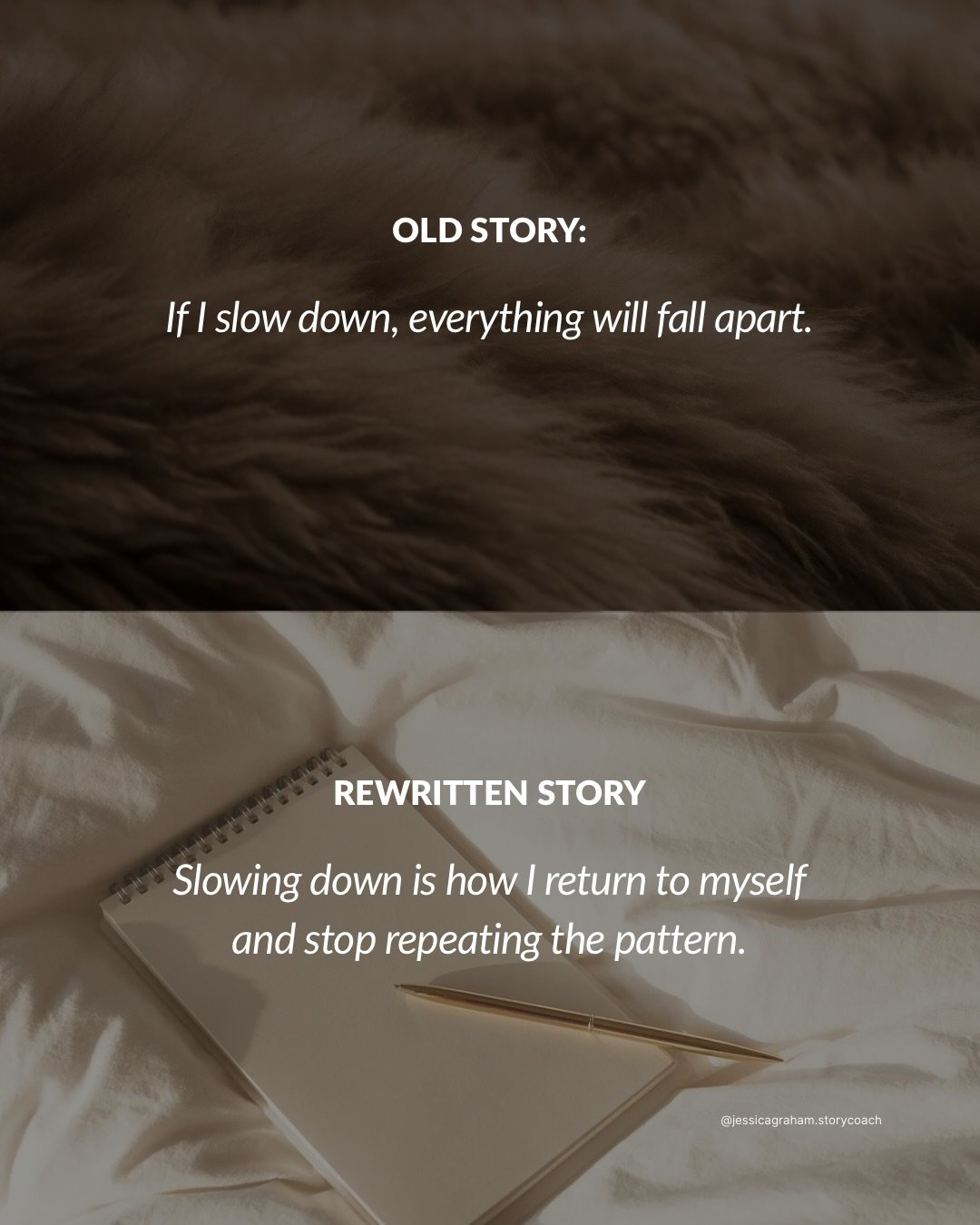 Most women trying to change their life are editing behaviors&hellip;
 when the real thing shaping their choices is the story underneath.

&ldquo;I should have it figured out by now.&rdquo; &ldquo;People like me don&rsquo;t&hellip;&rdquo; &ldquo;My li
