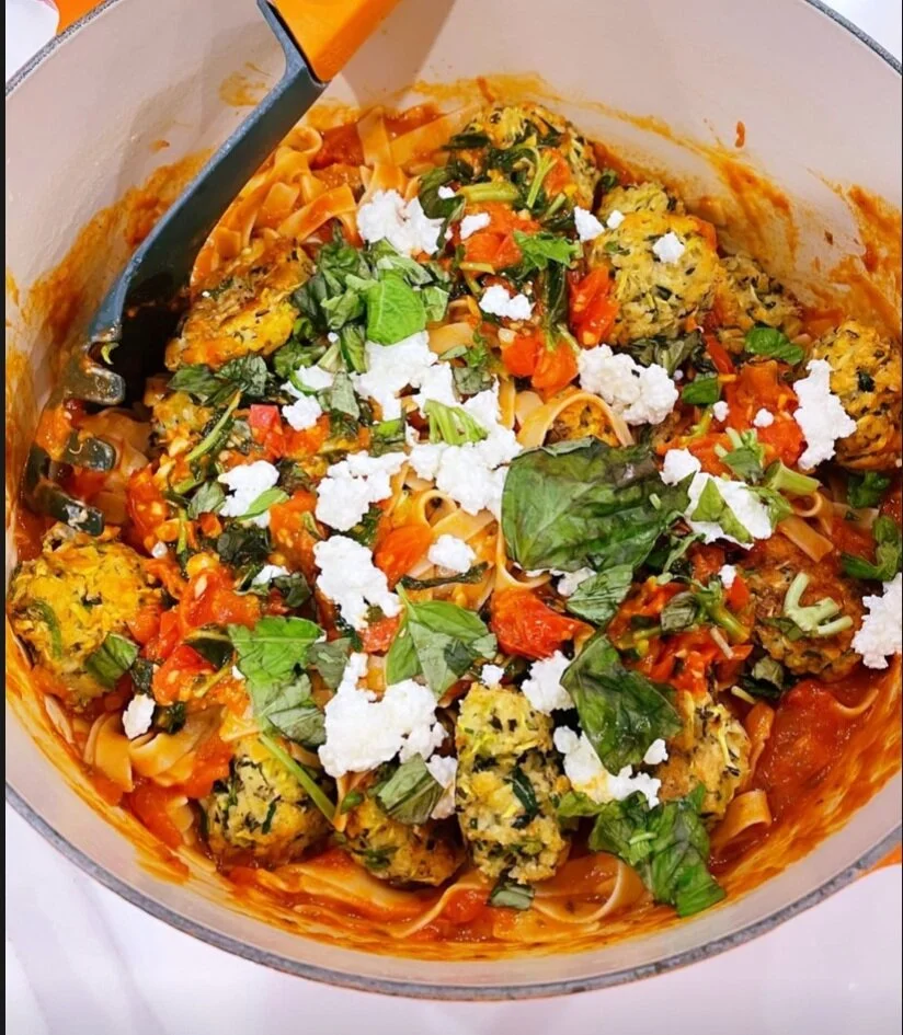 Zucchini Meatballs, zoodles of fun!