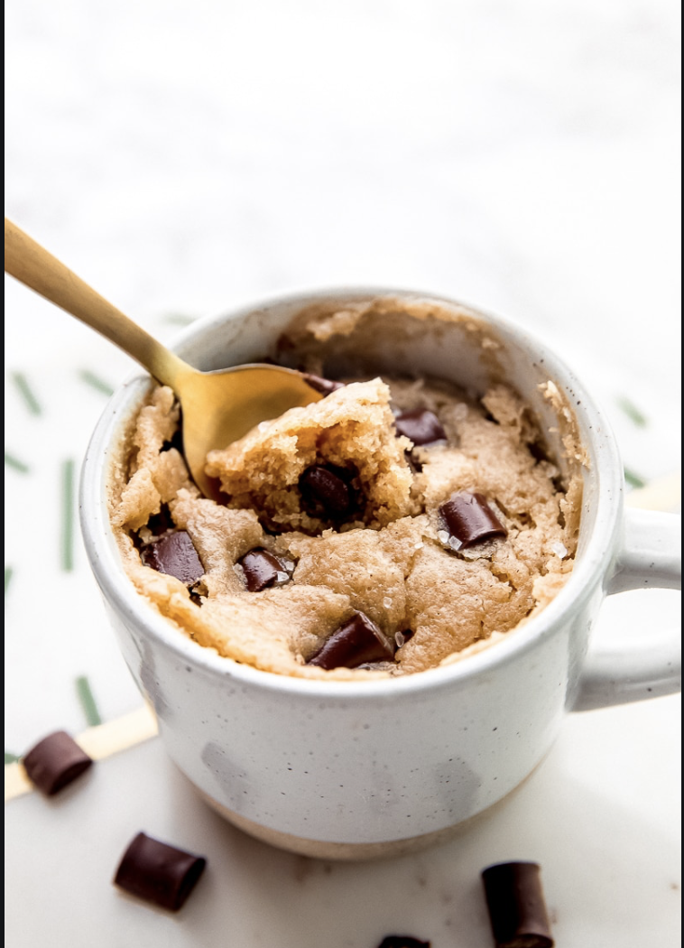 One Minute Vanilla Protein Mug Cake! All the tastiness, in no time!!