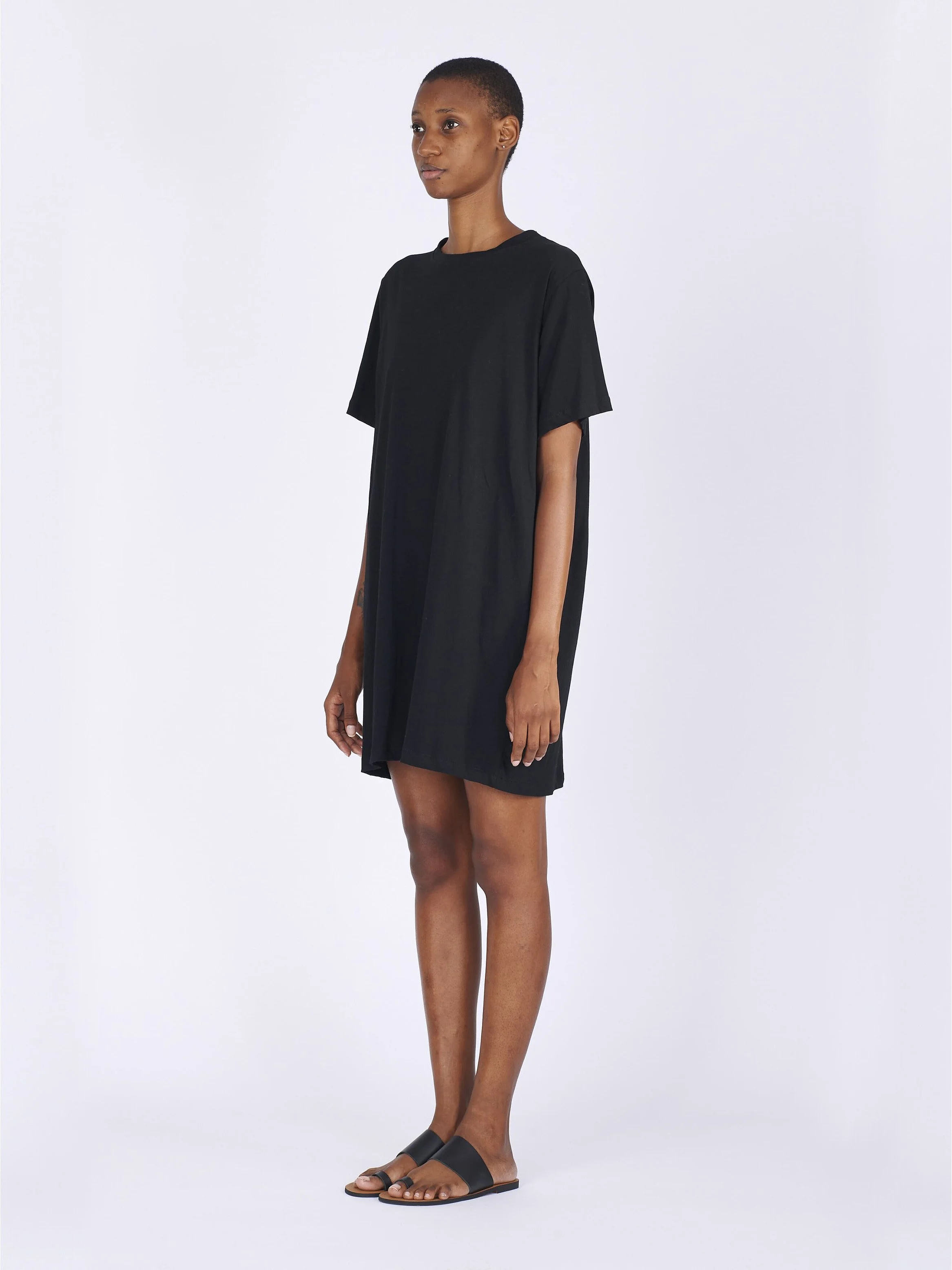 Oversized jersey shirt dress 2025