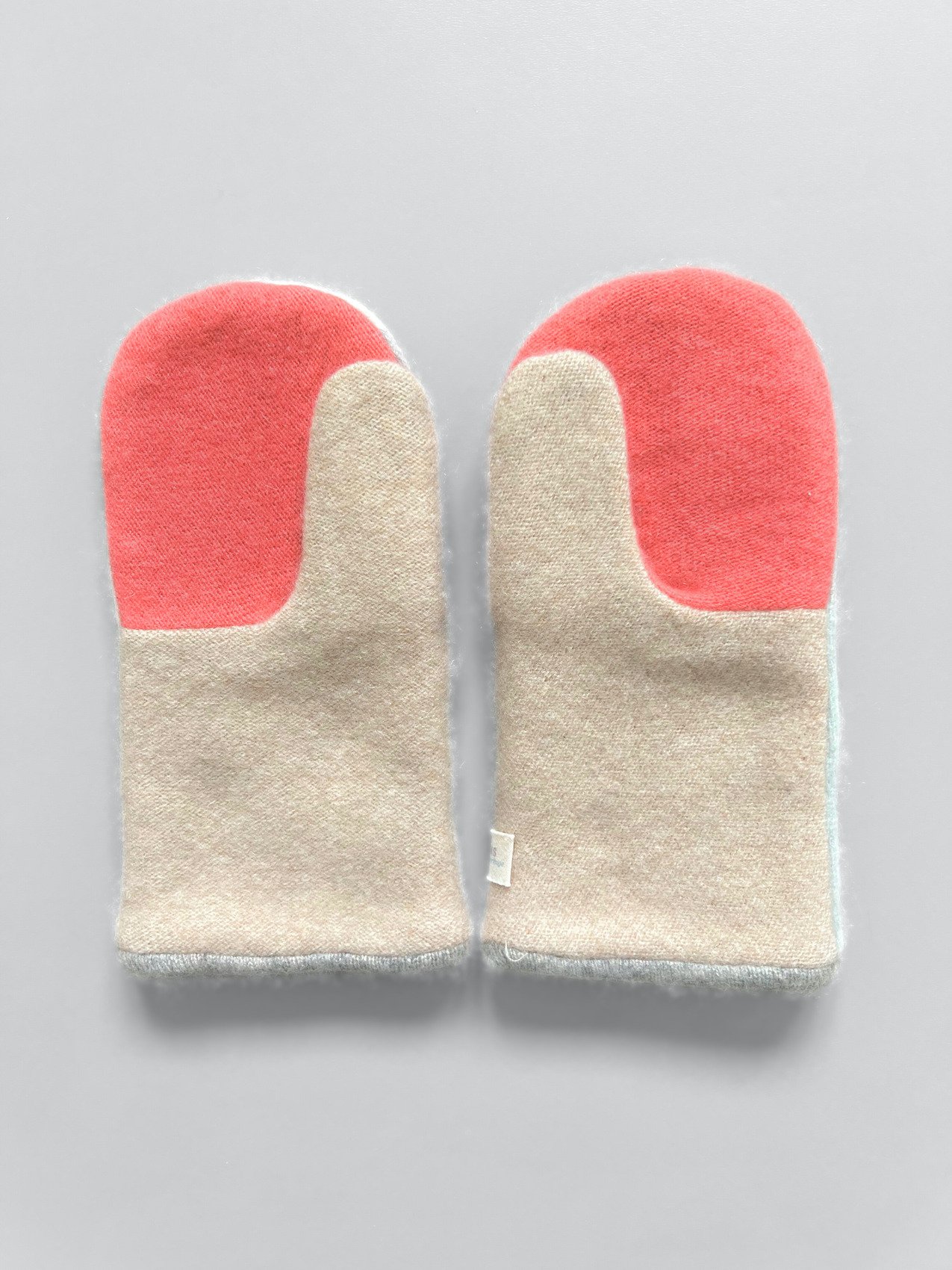 Repurposed cashmere kids mittens.
