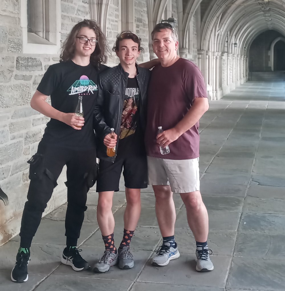 My family at Princeton during summer pick up