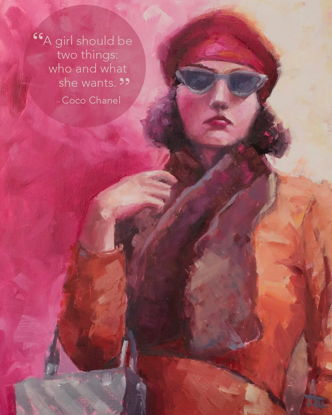 Love this quote. Every Monday morning I send an email to followers that pairs a quote with a painting just for a Dose of Inspiration for the week. It's not complicated. It's not selling you anything (I do provide a link to the painting when possible 