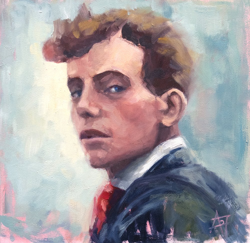 MacGowen 12" x 12" oil painting