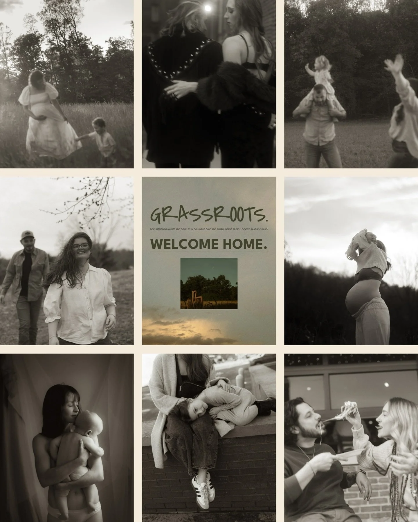 Grassroots Collective Megan Springer
Athens and Columbus Ohio Photographer 
www.megspringer.com
Families, Couples, Portraits