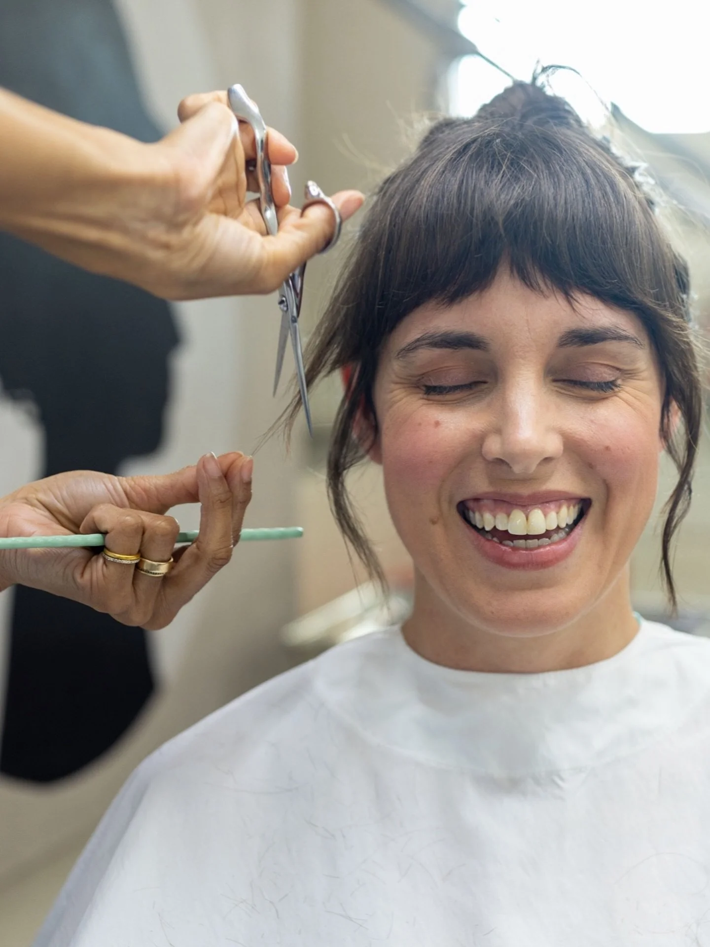 Happiness, one fringe at a time ✨