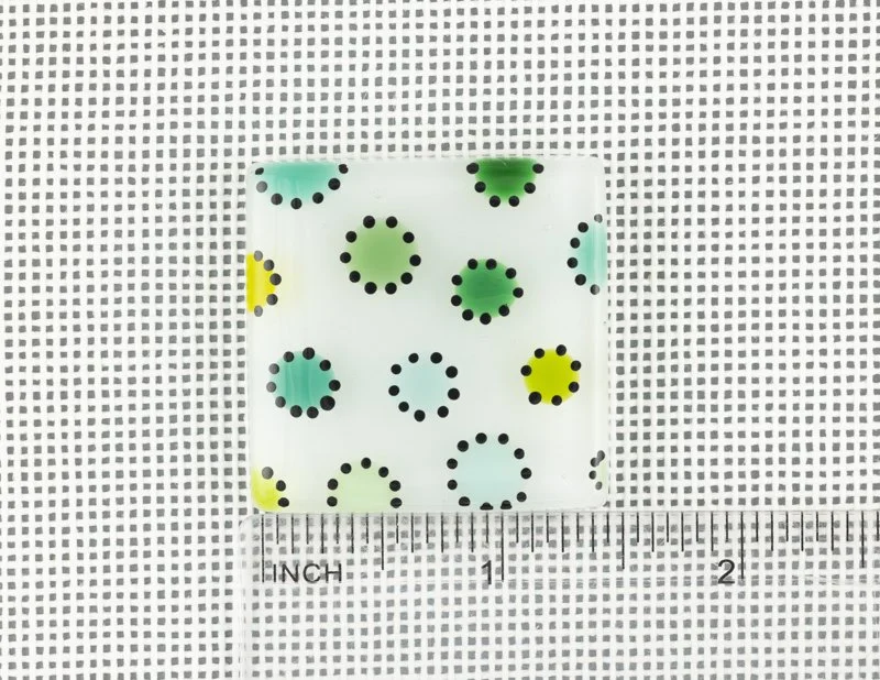 Dots Fused Glass Needle Minder